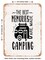 DECORATIVE METAL SIGN - the Best Memories Are Made Camping - 4 - Vintage Rusty Look